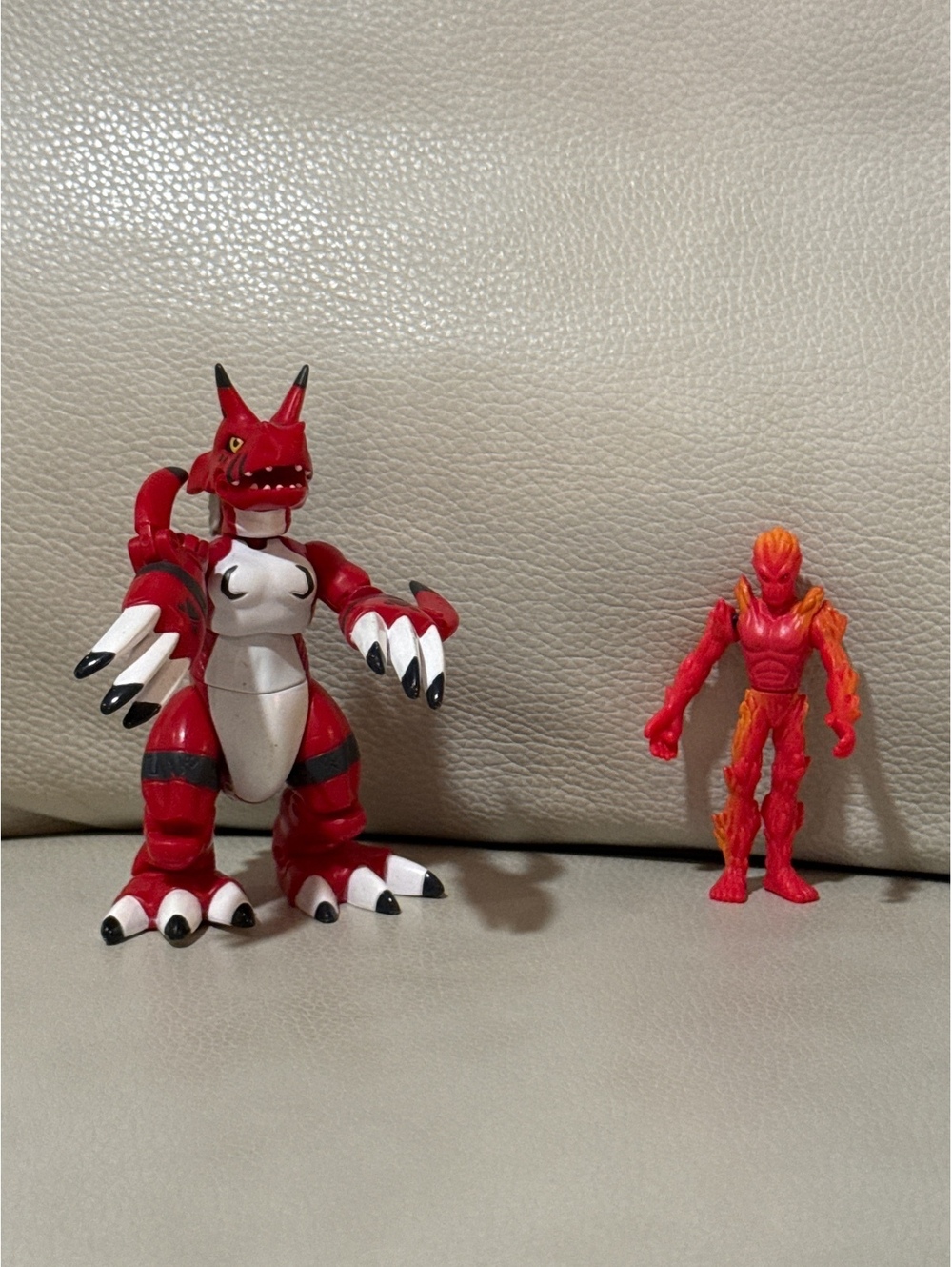 Meramon & Digimon Dragon Figure Vintage Collectible Toy Bundle